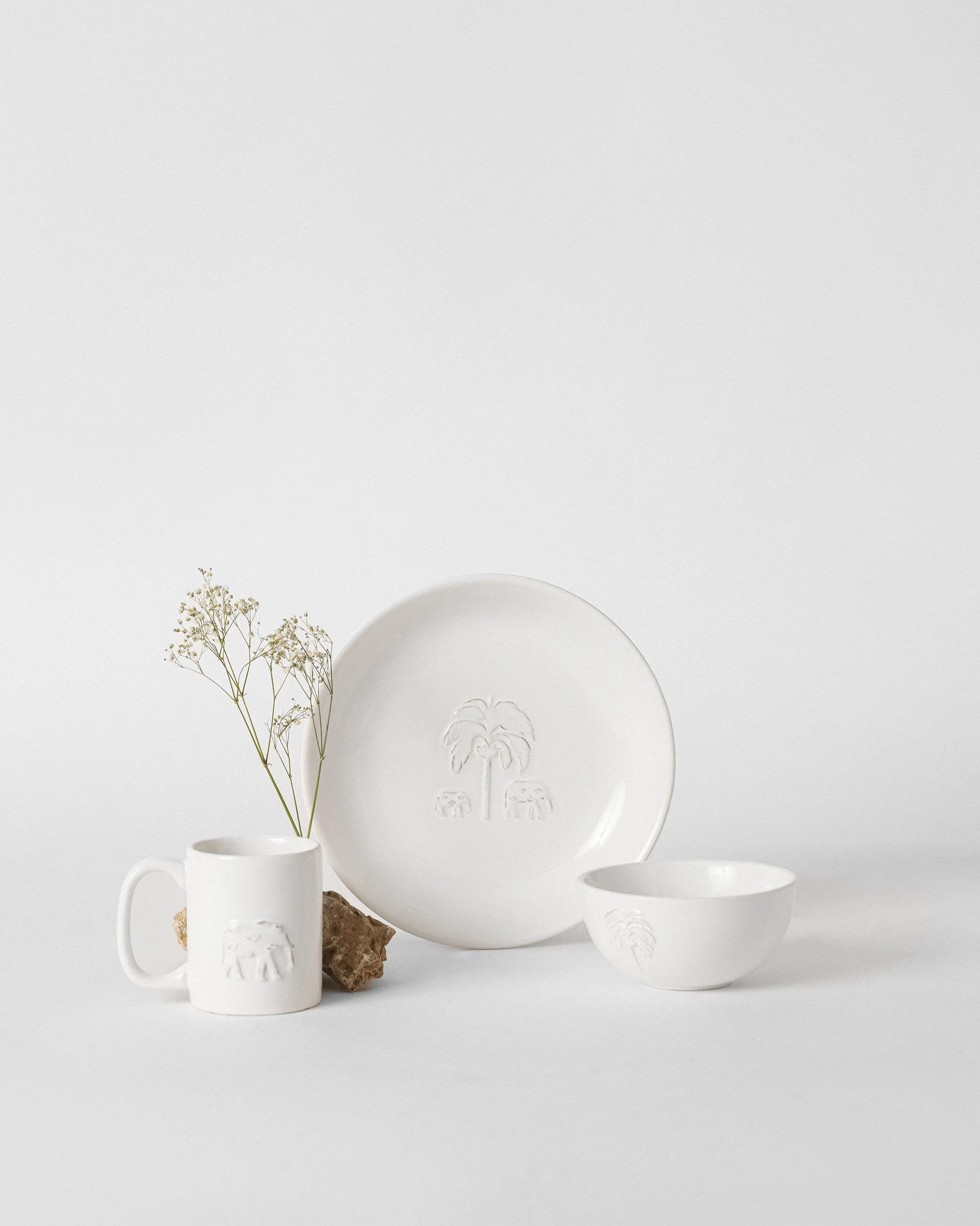 Ele Palm Breakfast Set