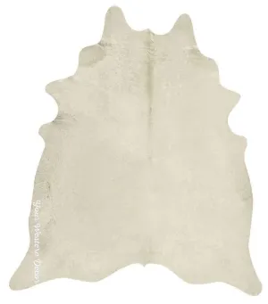 Elegant Cream White Cowhide Rug wall decor, home accessories