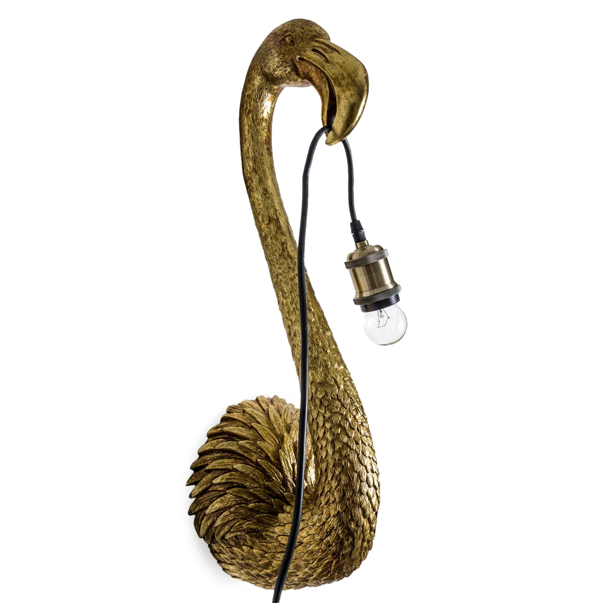 Elegant Flamingo Head Wall Lamp