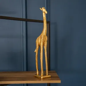 Elegant Gold Giraffe Ornament kitchen essentials, utensils set