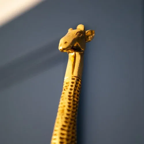 Elegant Gold Giraffe Ornament