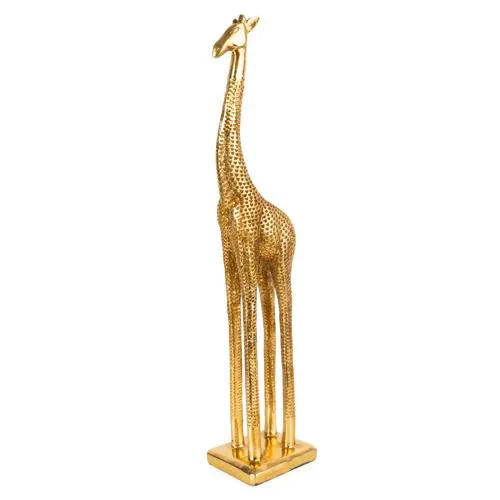Elegant Gold Giraffe Ornament