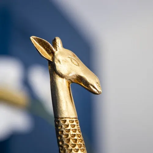 Elegant Gold Giraffe Ornament