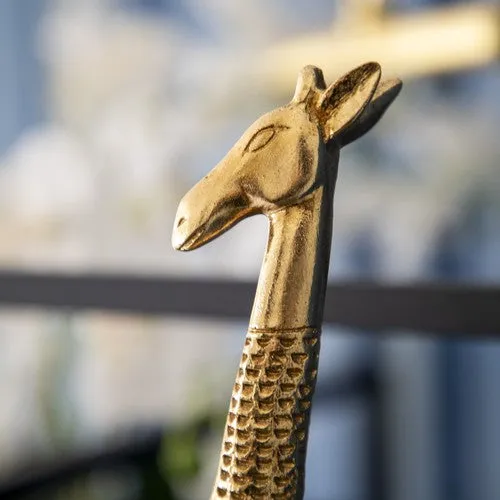 Elegant Gold Giraffe Ornament