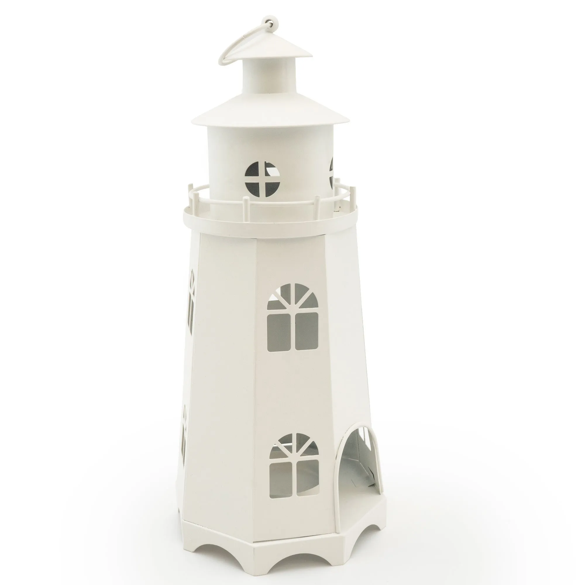 Elegant Matt White Lighthouse Lantern
