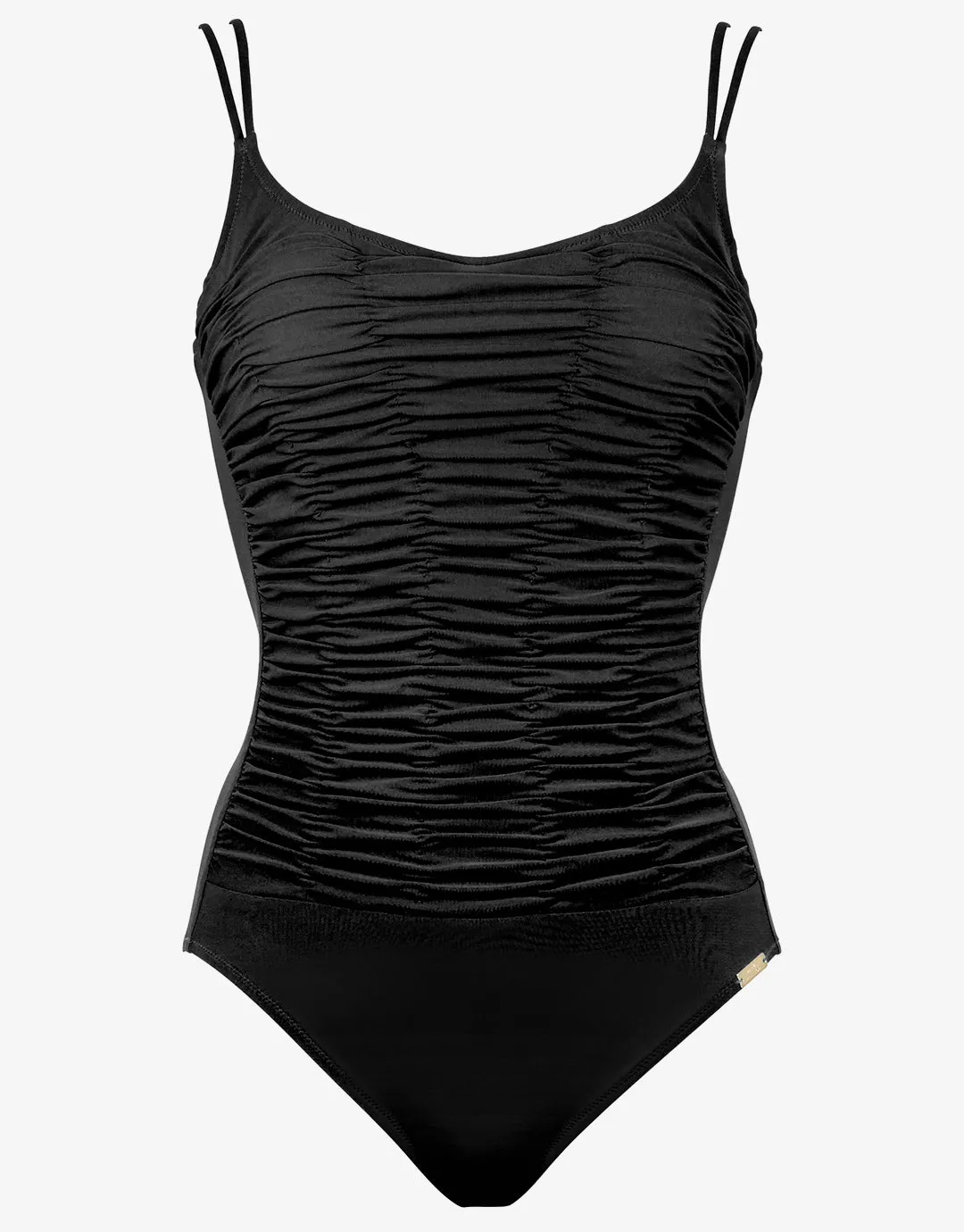 Elements Ruched Underwired Swimsuit - Black
