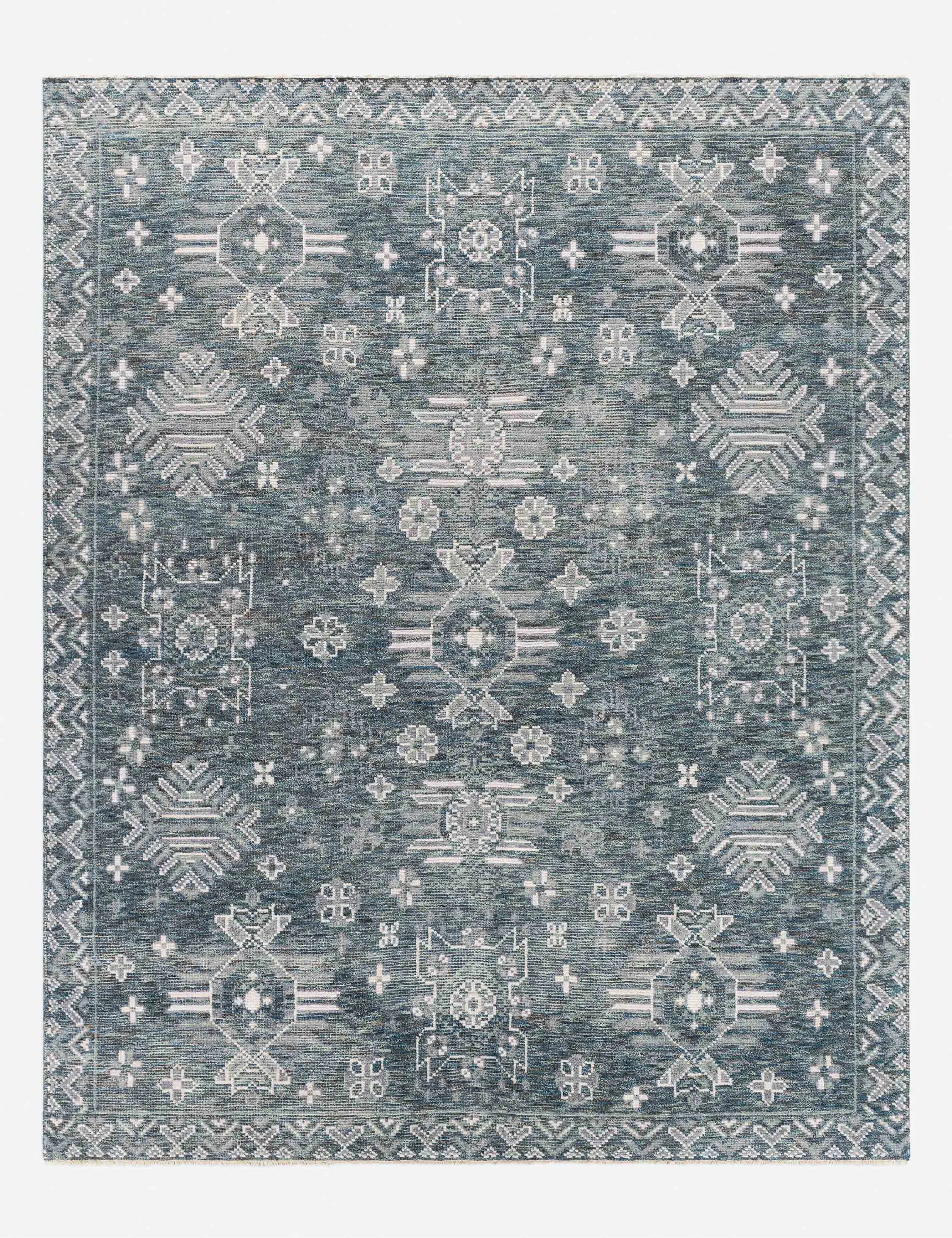 Elspeth Hand-Knotted Wool-Blend Rug