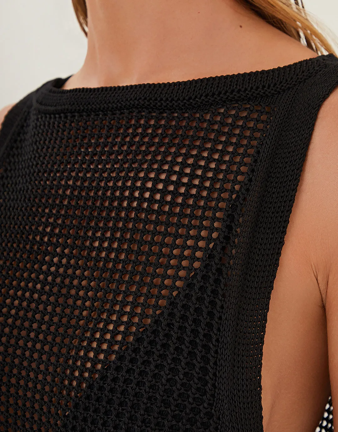 Erika Short Cover Up - Black