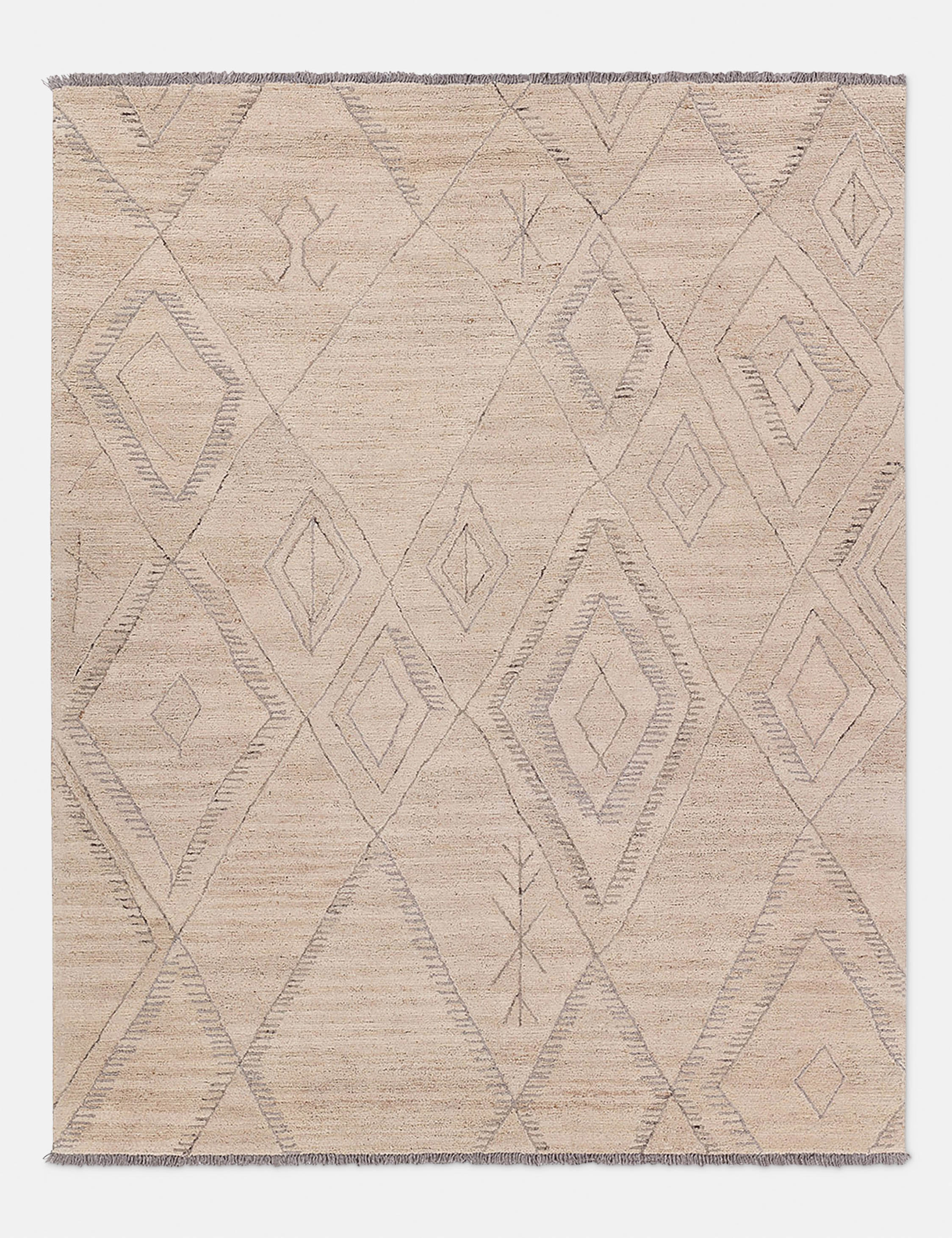 Esca Hand-Tufted Wool Moroccan-Style Rug