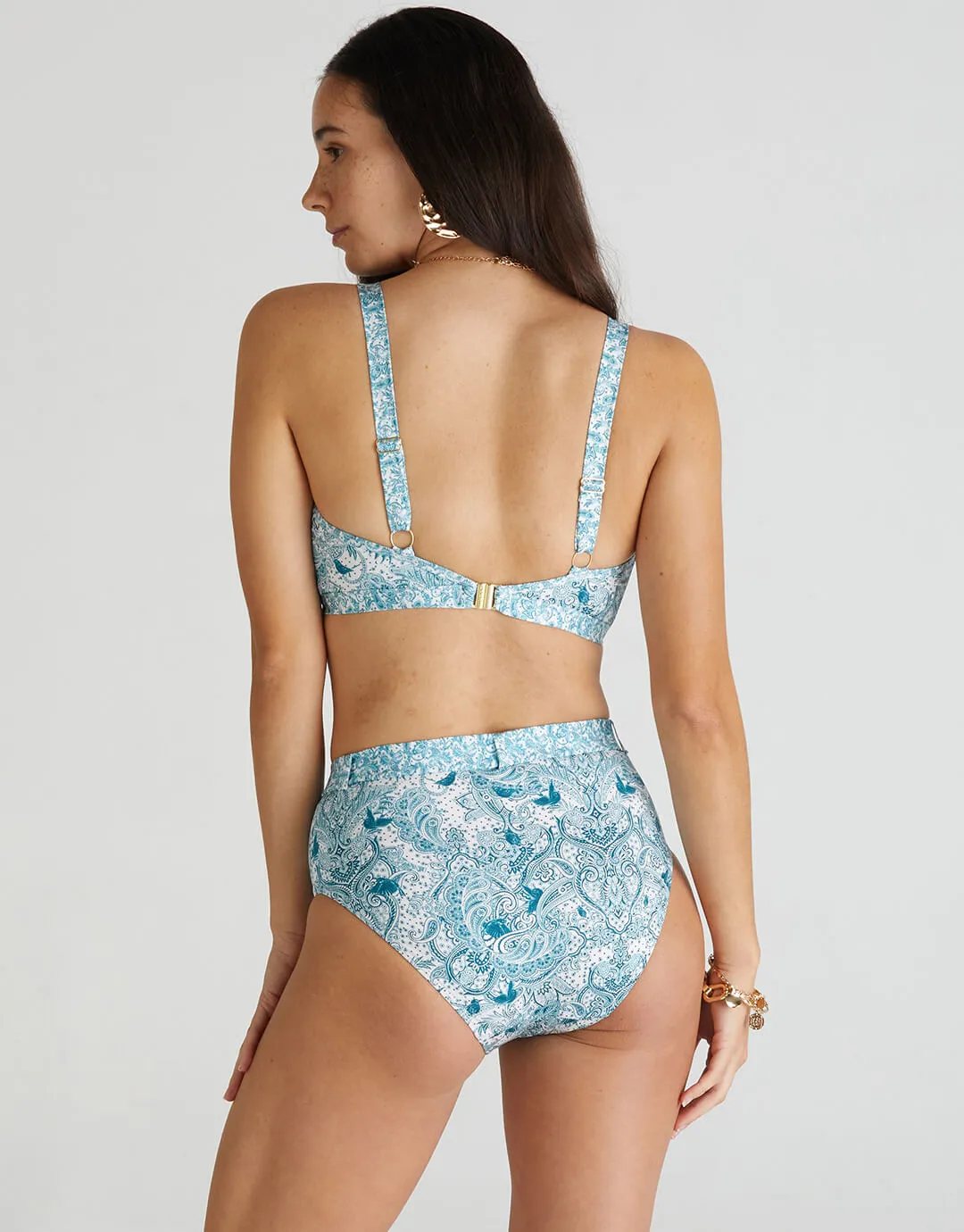 Eternal Marilyn High Waist Bikini Pant -Multi