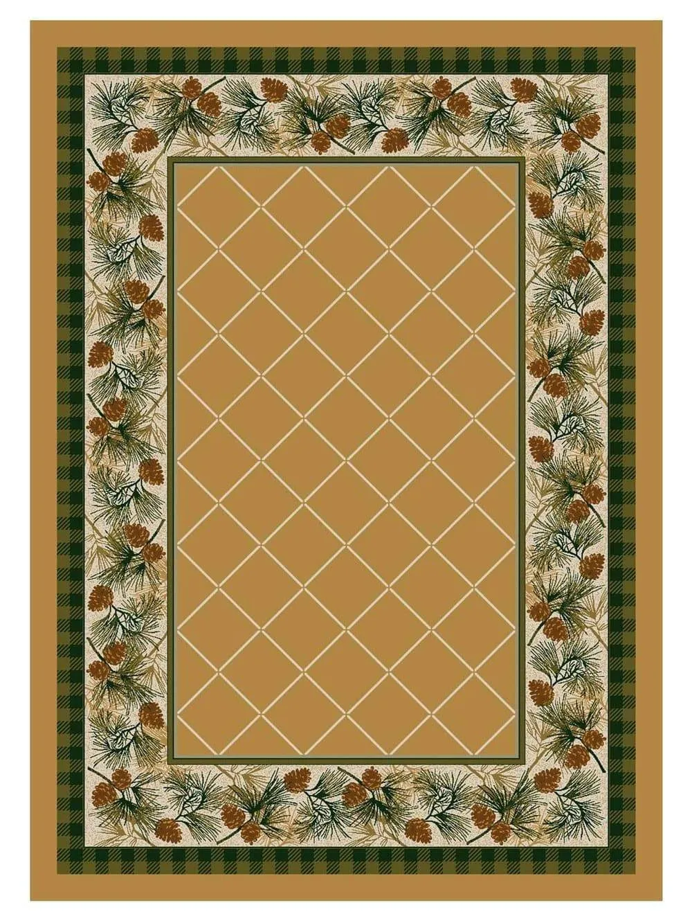 Evergreen Pine Rugs - 3 Colors 6 Sizes
