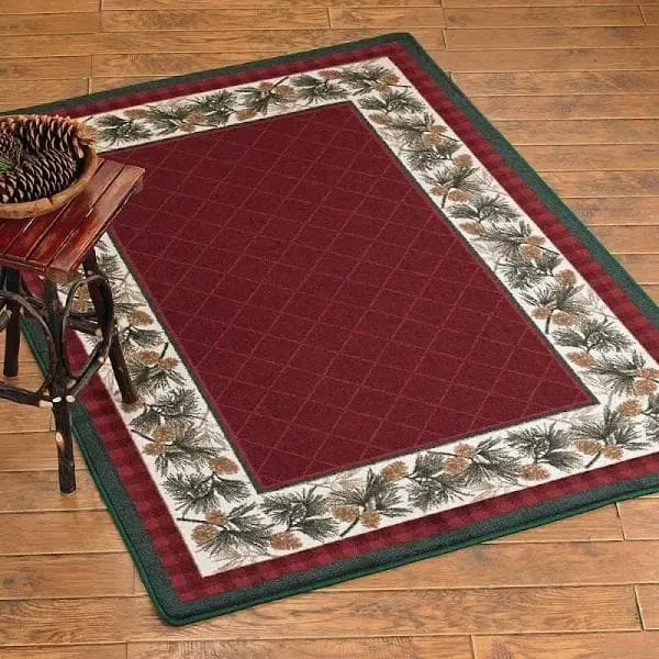 Evergreen Pine Rugs - 3 Colors 6 Sizes