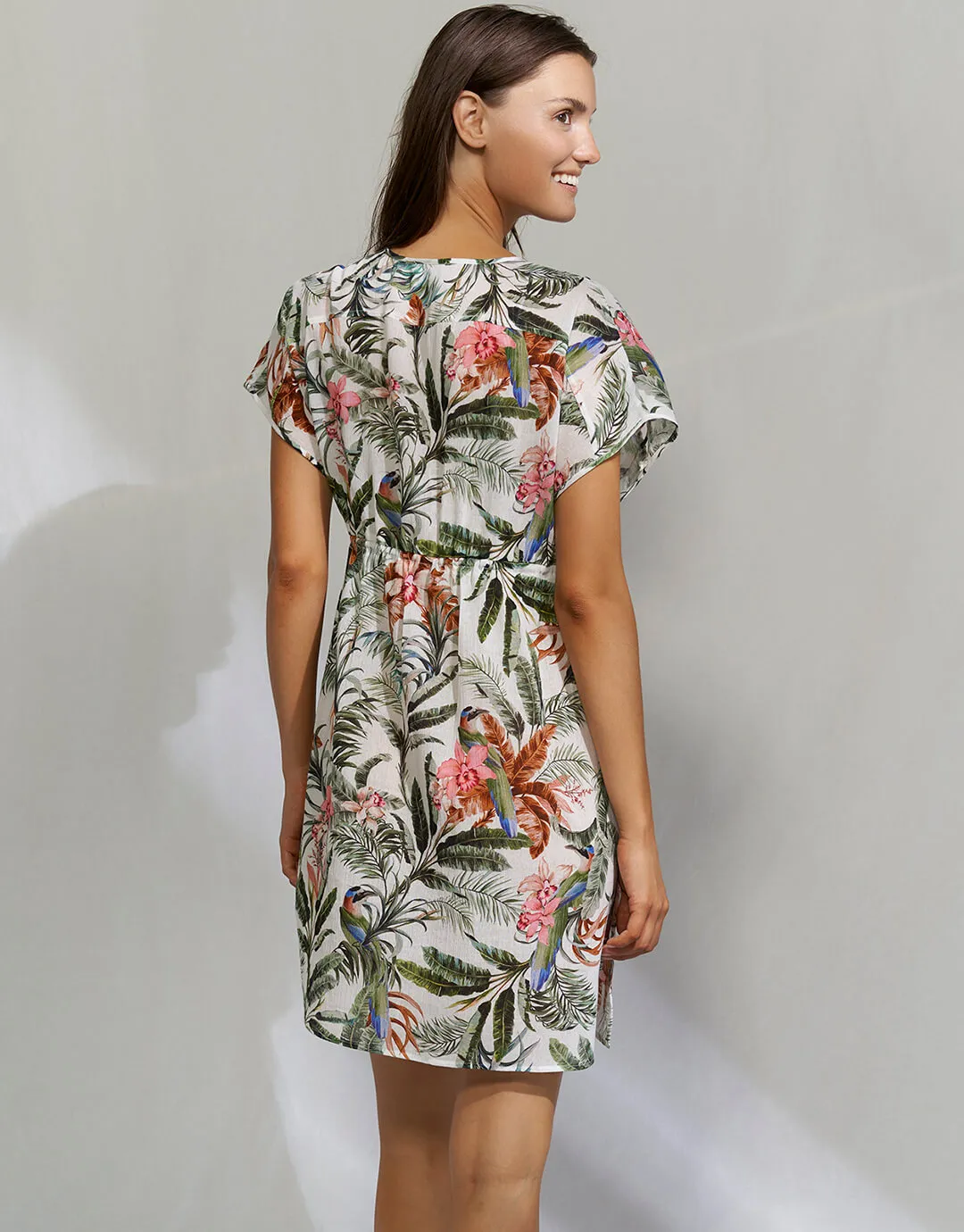 Exotic Dive Kaftan Dress - Retro Tropics