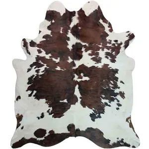 Exotic Tri-Color Brazilian Cowhide Rug wall decor, home accessories