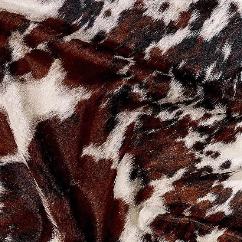 Exotic Tri-Color Brazilian Cowhide Rug