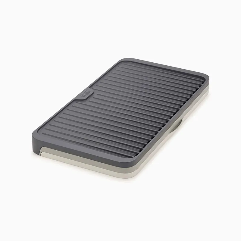 Expandable Draining Board, H3.2 x W19.9 x D36.2cm, Grey