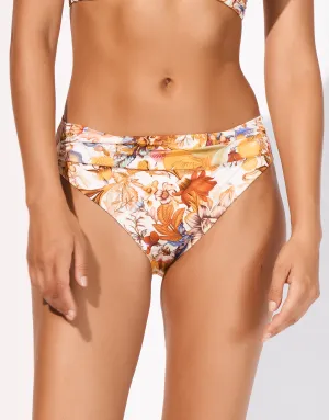 Exuberance Banded Bikini Pant - Solar