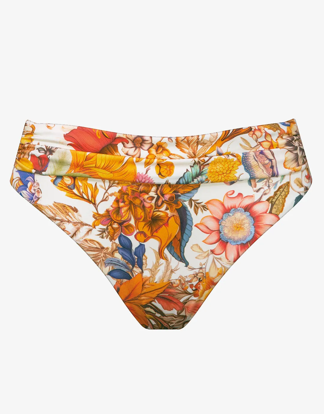 Exuberance Banded Bikini Pant - Solar
