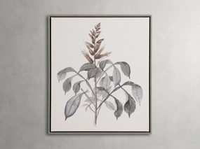 Falling in Leaves I Framed Print