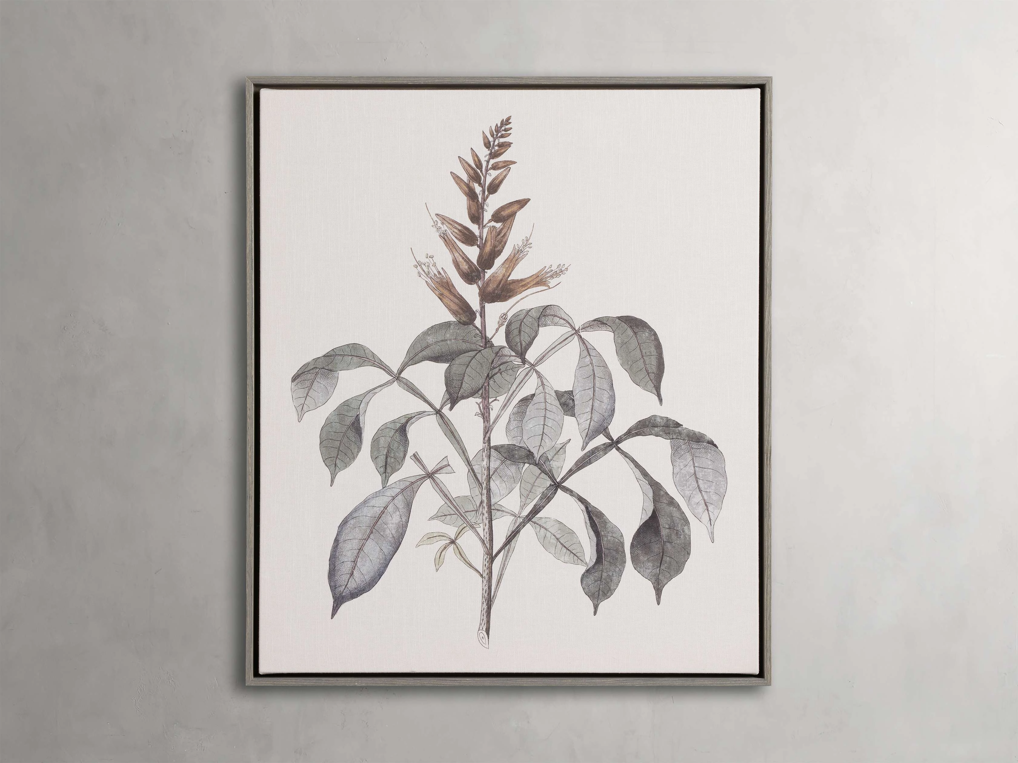 Falling in Leaves I Framed Print
