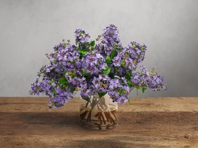 Faux Lilac in Cylinder