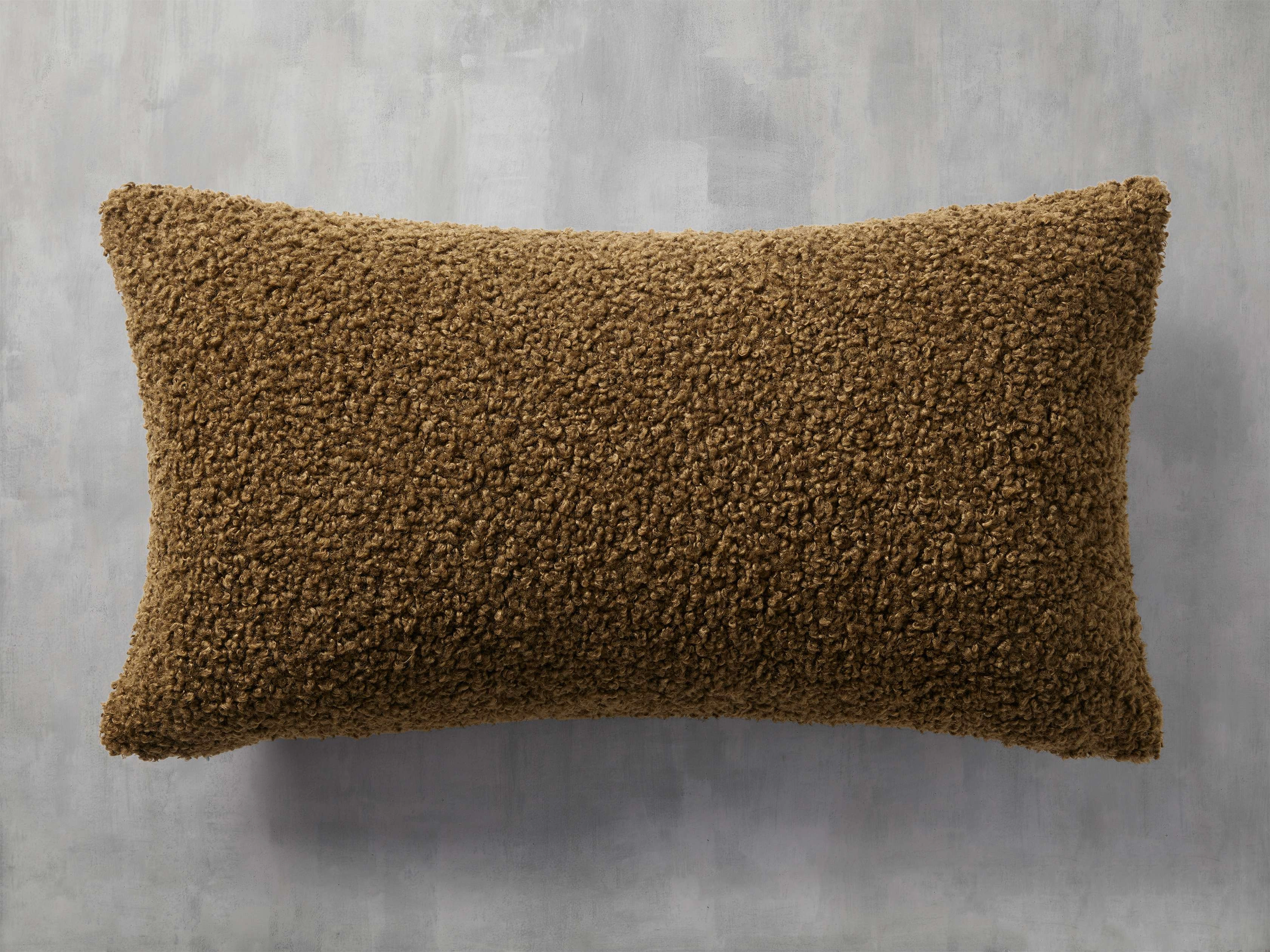Faux Sherpa Lumbar Pillow Cover