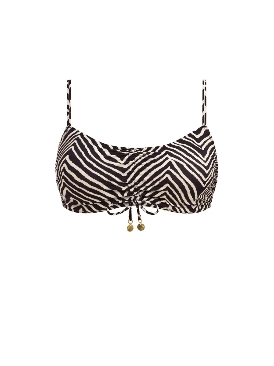 Fiji Falls Bralette Bikini Top - Black