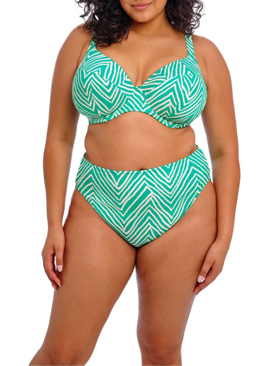 Fiji Falls Plunge Bikini Top - Marine