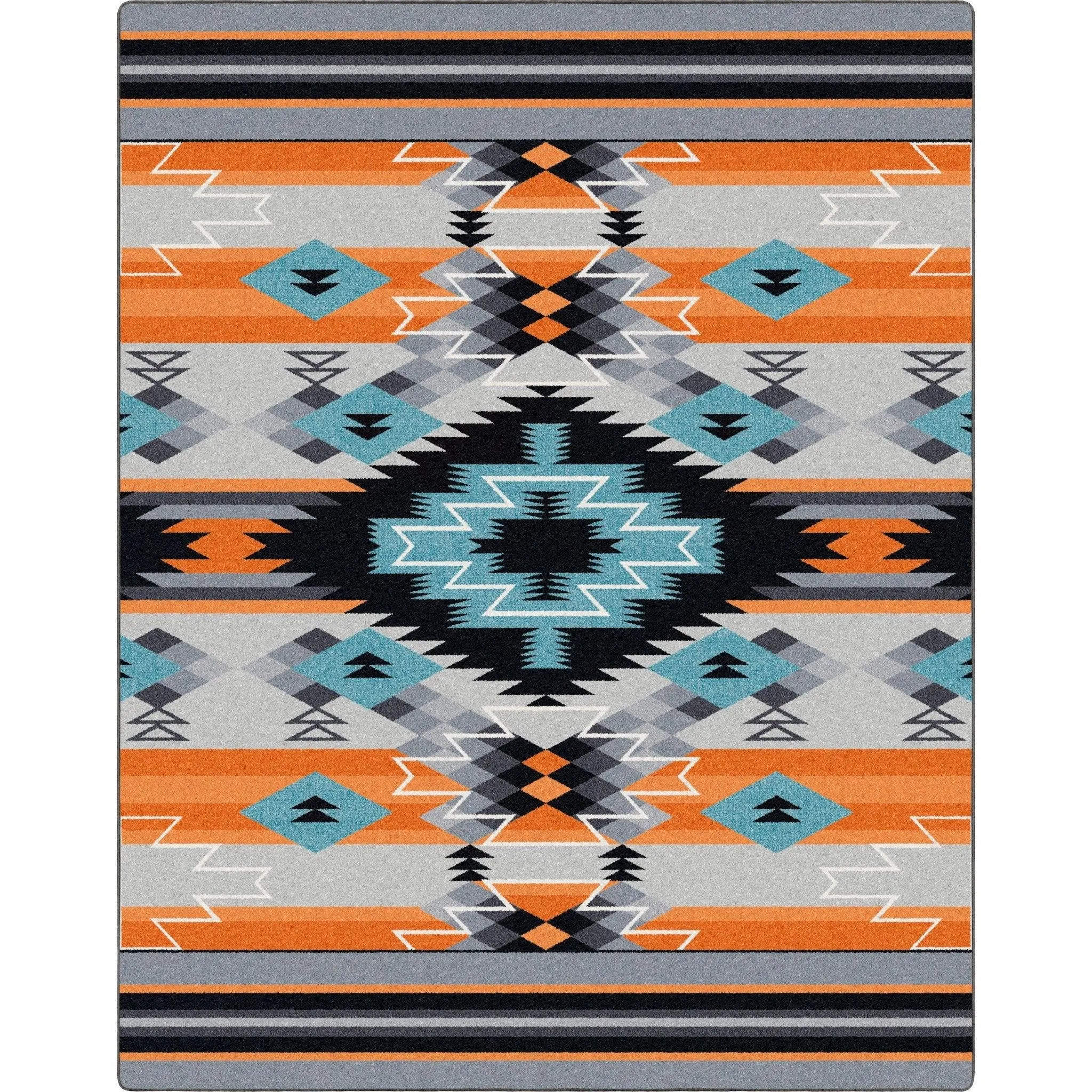 Fire Radio Waves Rug Collection