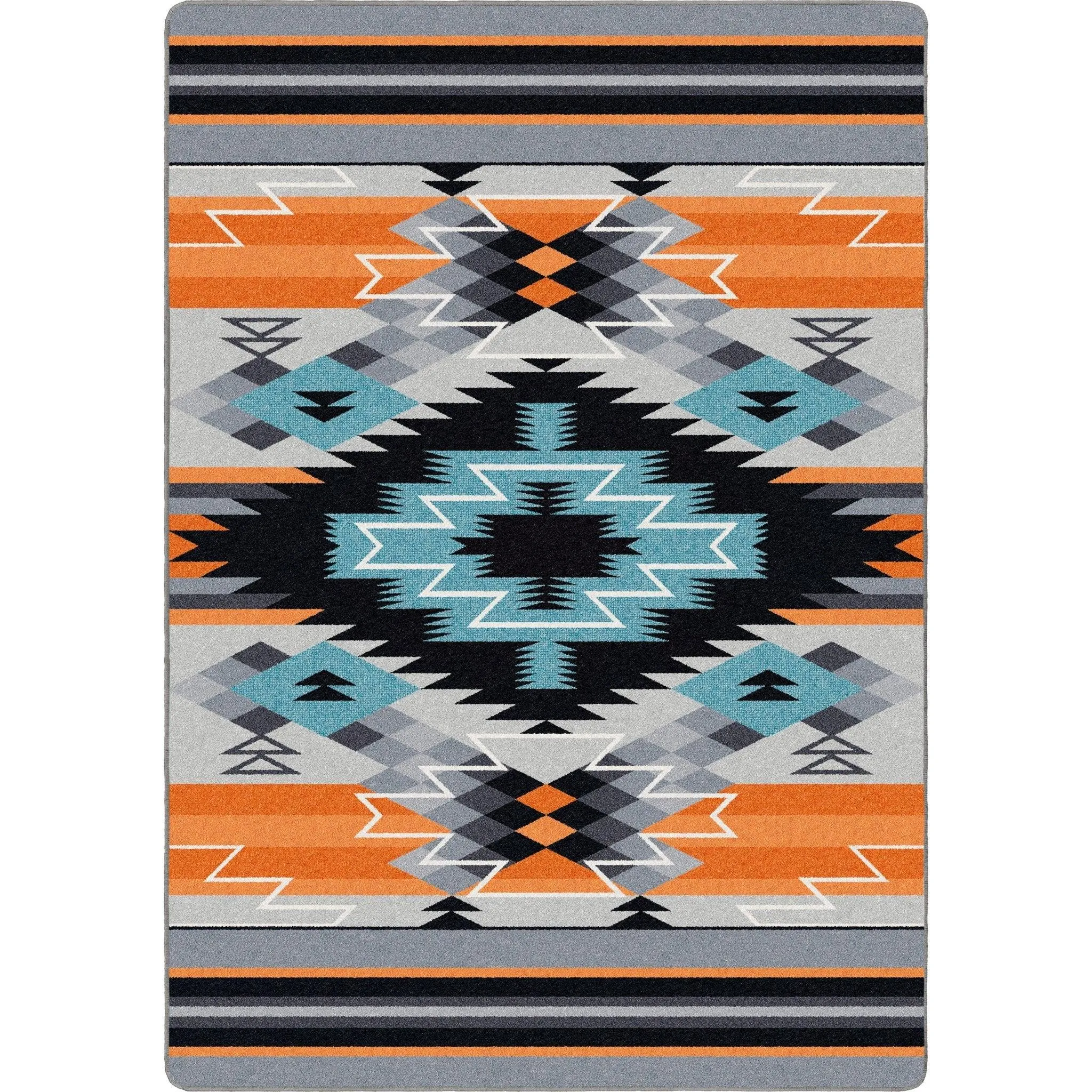 Fire Radio Waves Rug Collection