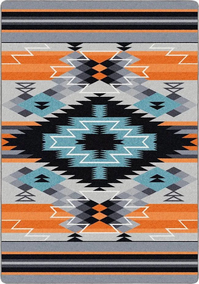 Fire Waves Area Rugs