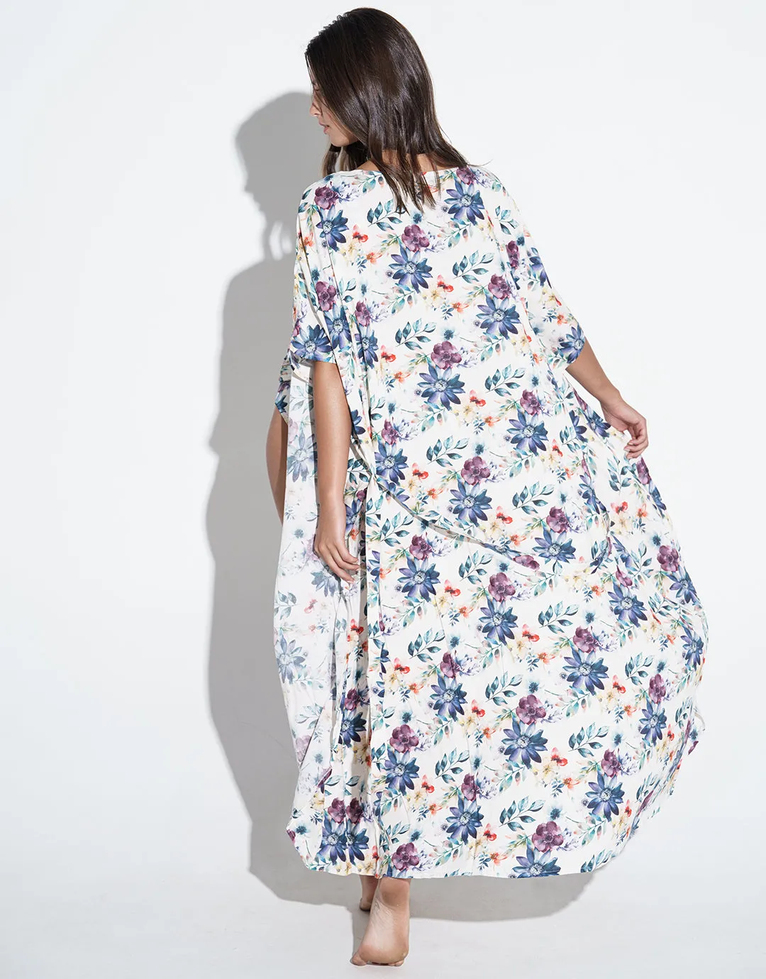 Fleur Sifnos Dress - White Floral