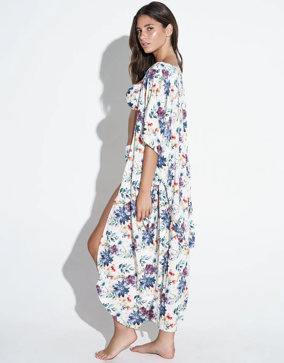 Fleur Sifnos Dress - White Floral