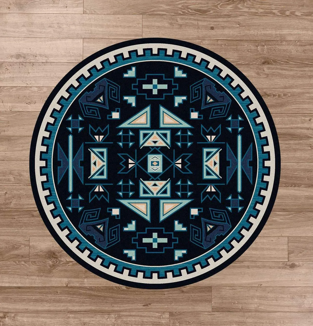 Four Rams Blue Southwest Rugs