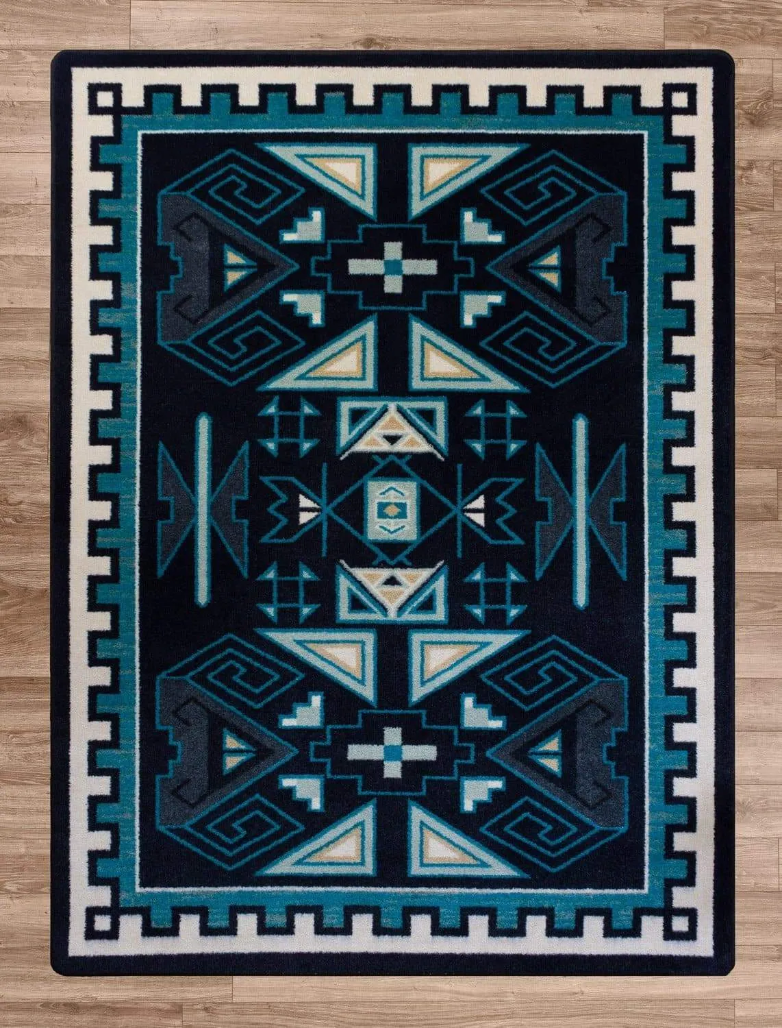 Four Rams Blue Southwest Rugs