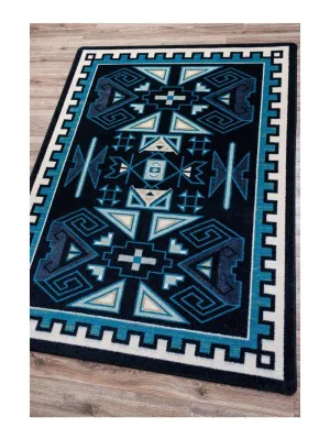 Four Rams Blue Southwest Rugs serving tray, cheese board