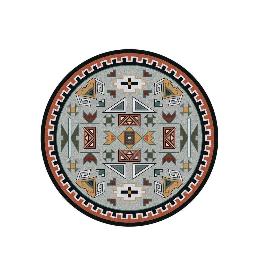 Four Rams Rust Boarder Area Rugs