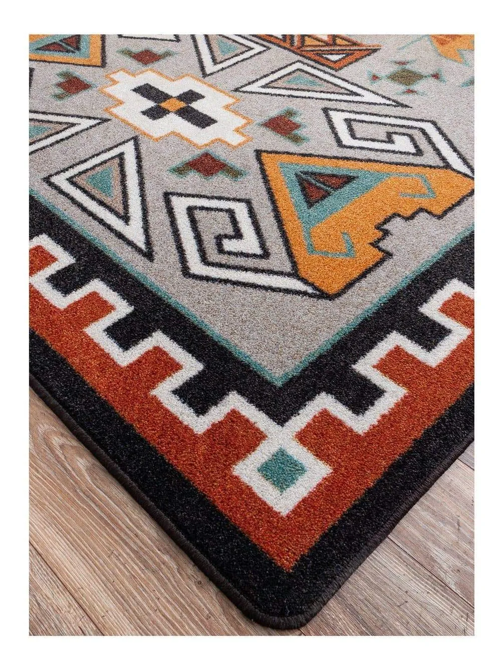 Four Rams Rust Boarder Area Rugs