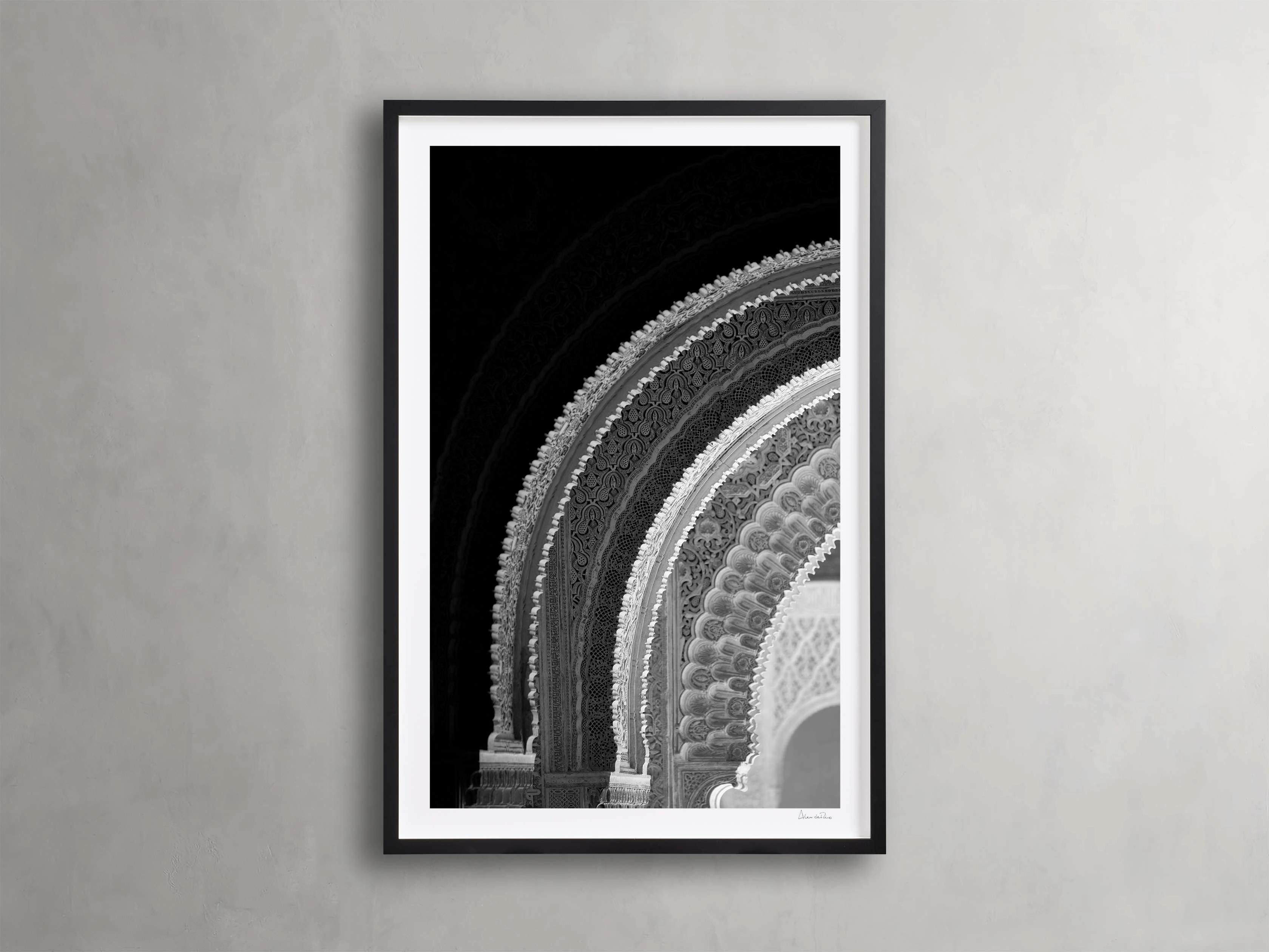 Fragments of Alhambra Framed Print