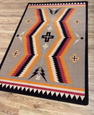 Fury Peaks Black Frames Rugs & Runner folding guest bed, rollaway bed