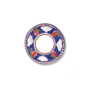 Gallina Side Plate, 23cm, Amalfi Blue & Red TV cabinet, media console
