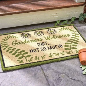 Gardeners Welcome Doormat modern serveware, serving platter