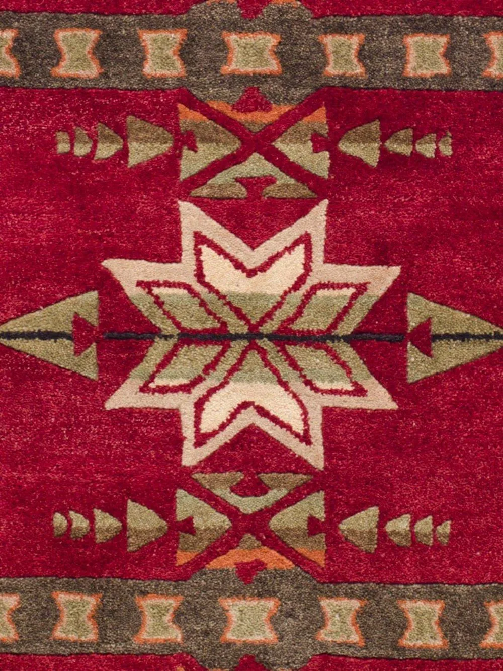 Gatekeeper Hand Tufted Rugs - Red