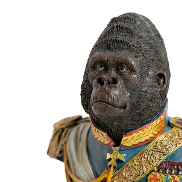 Gentry Sculpture Gorilla Bust