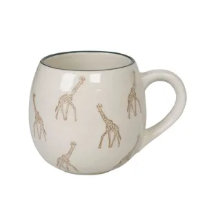 Giraffe Stoneware Mug, 500ml, Cream TV cabinet, media console