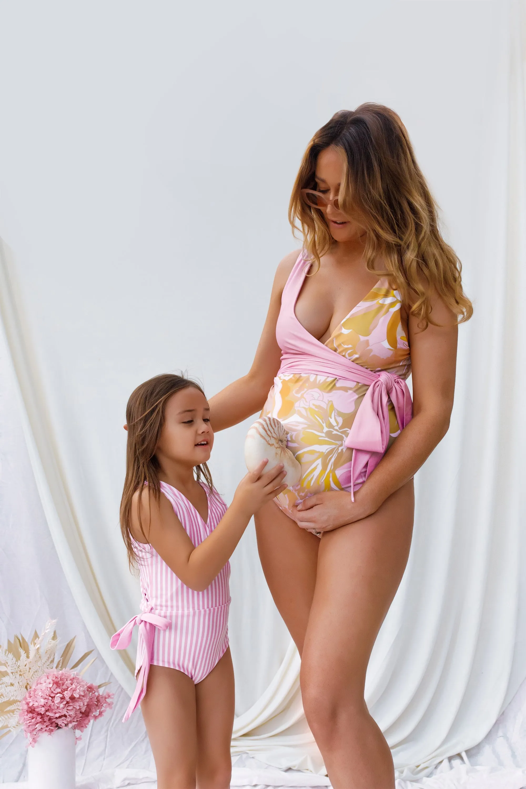 Girls Bermuda Reversible Wrapsuit