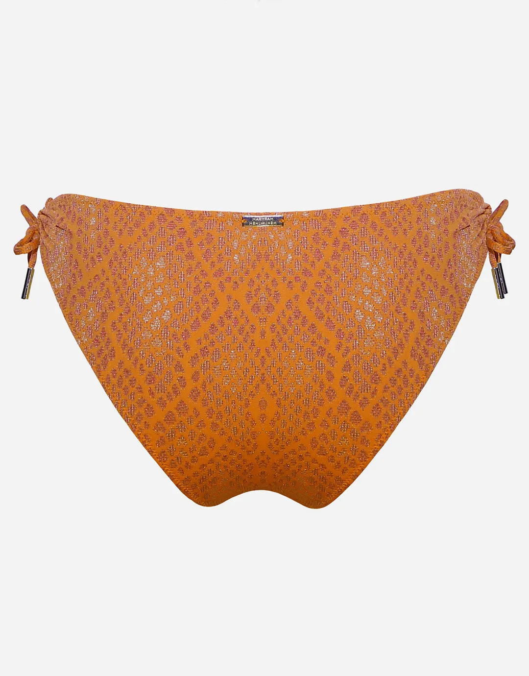 Glance Bikini Pant - Metallic Apricot