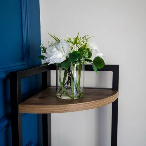 Glass Vase With Roses