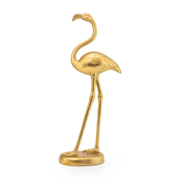 Gold Flamingo Art Deco Ornament