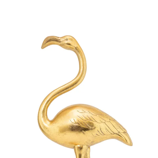 Gold Flamingo Art Deco Ornament